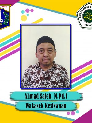 Ahmad Saleh Sugiyono, M.Pd.I